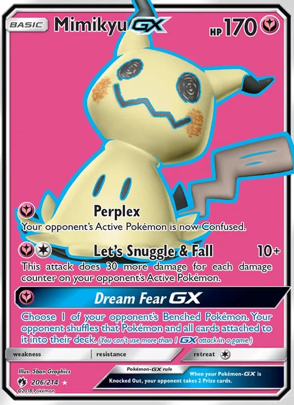 Mimikyu GX 206/214, Lost Thunder