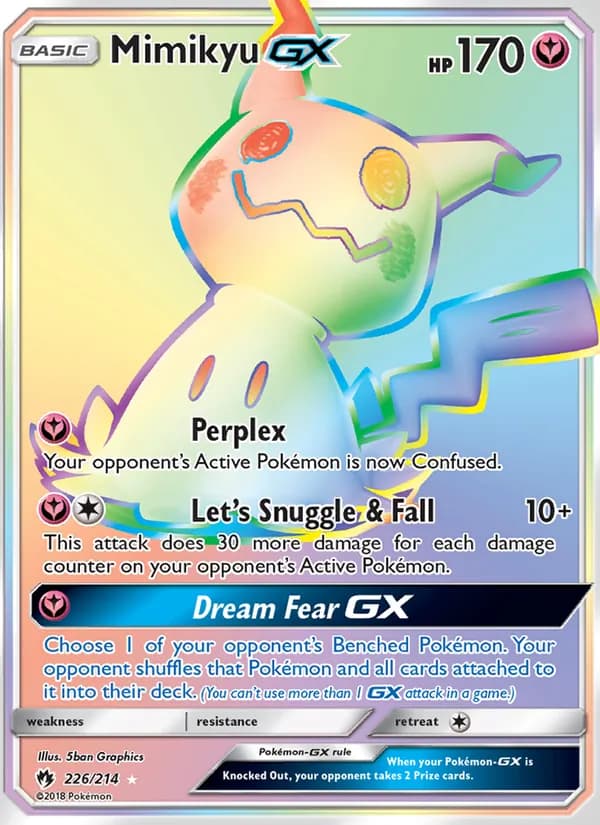 Mimikyu GX 226/214, Lost Thunder