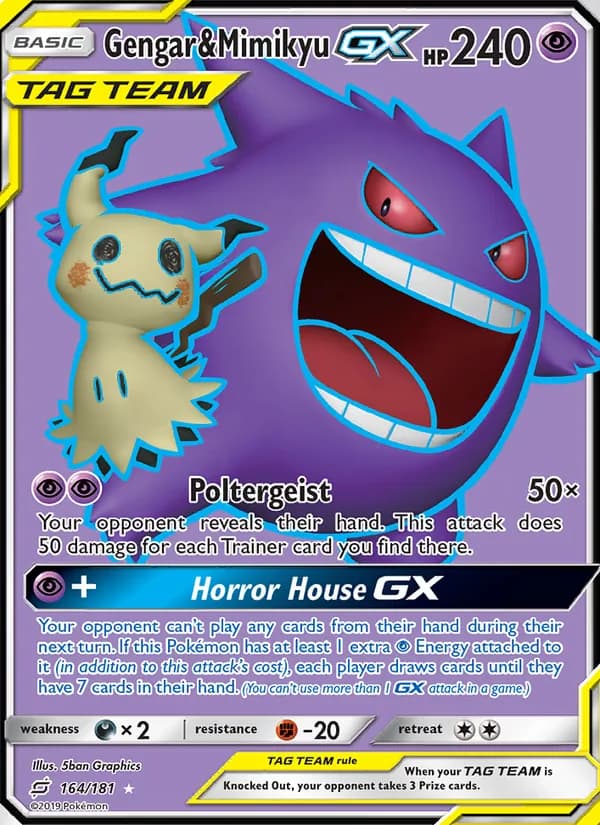 Gengar & Mimikyu GX 164/181, Team Up