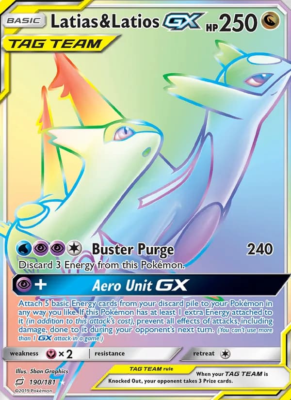 Latias & Latios GX 190/181