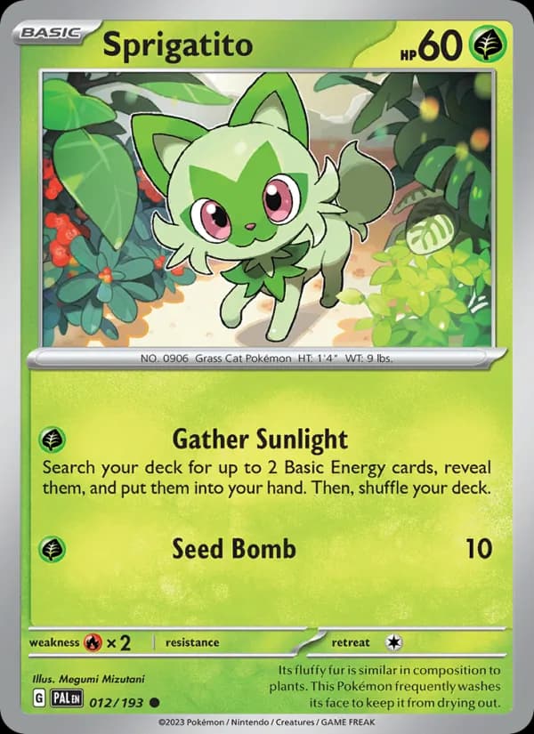 Sprigatito 012/193, Paldea Evolved
