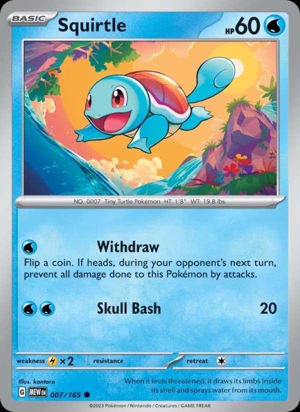 Squirtle 007/165