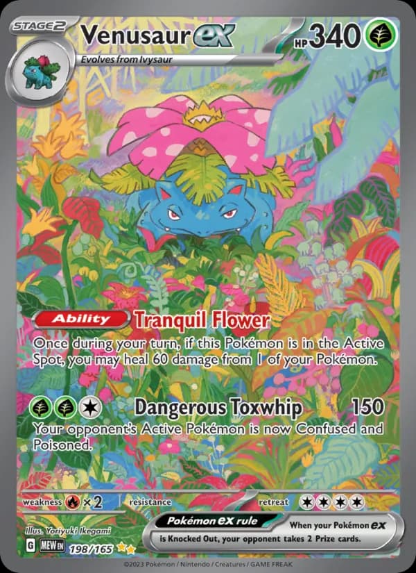 Venusaur ex 198/165, 151