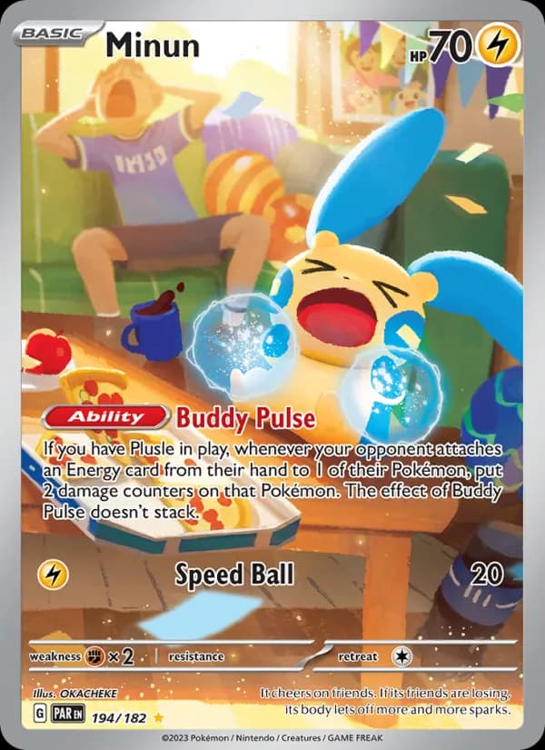 Minun 194/182, Paradox Rift