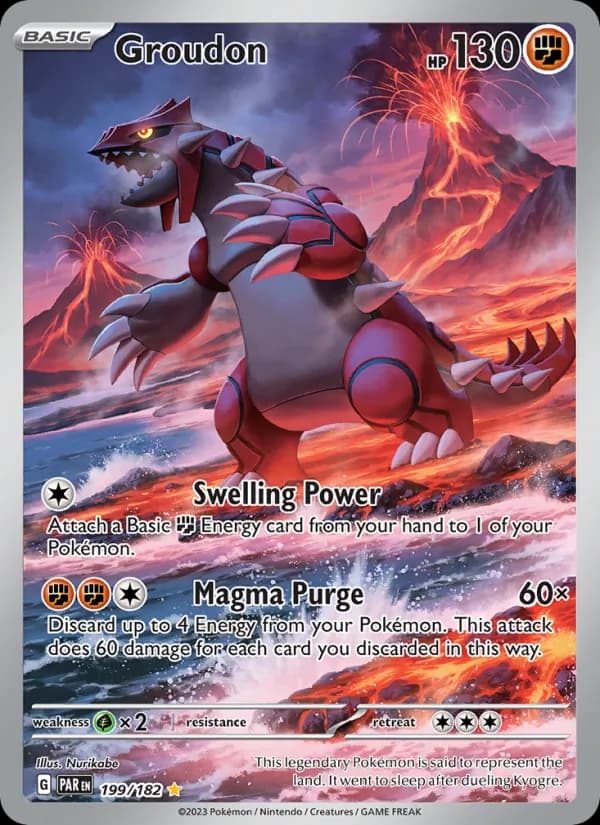 Groudon 199/182, Paradox Rift