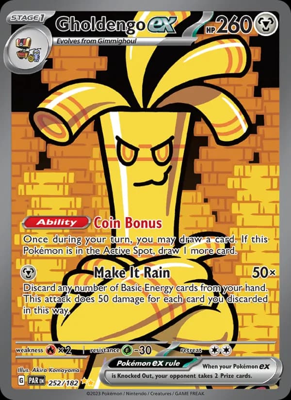 Gholdengo ex 252/182, Paradox Rift