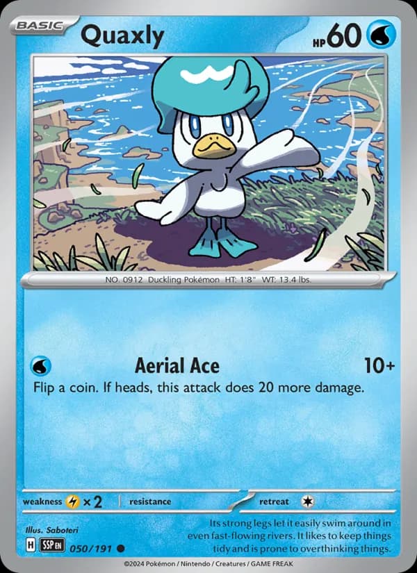 Quaxly 050/191, Surging Sparks