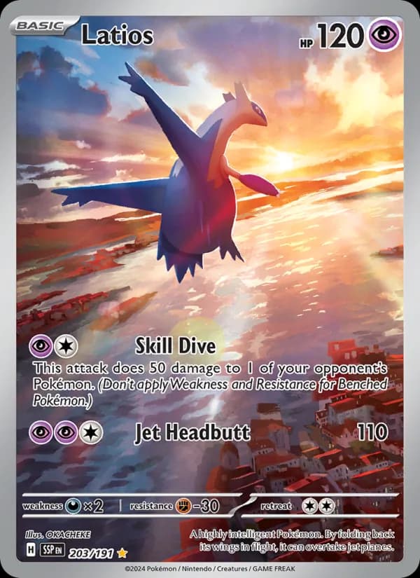 Latios 203/191, Surging Sparks