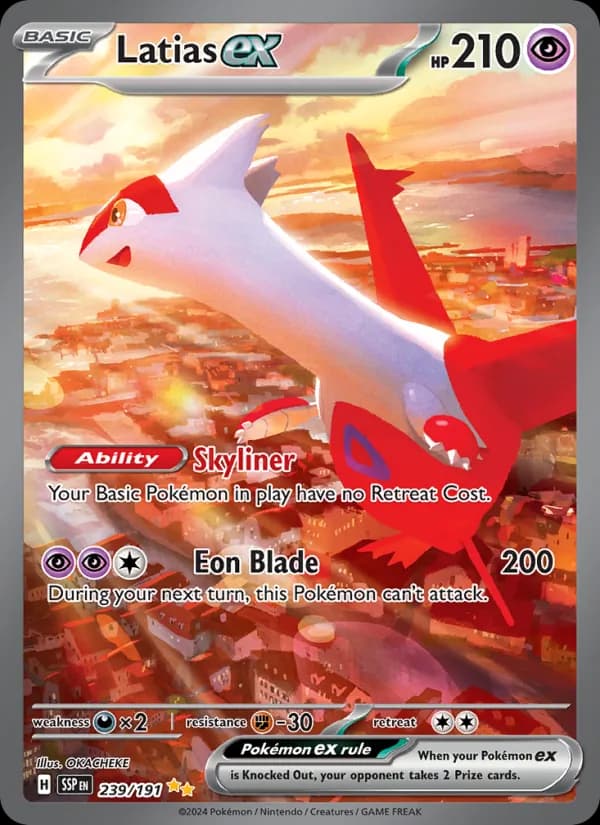 Latias ex 239/191, Surging Sparks