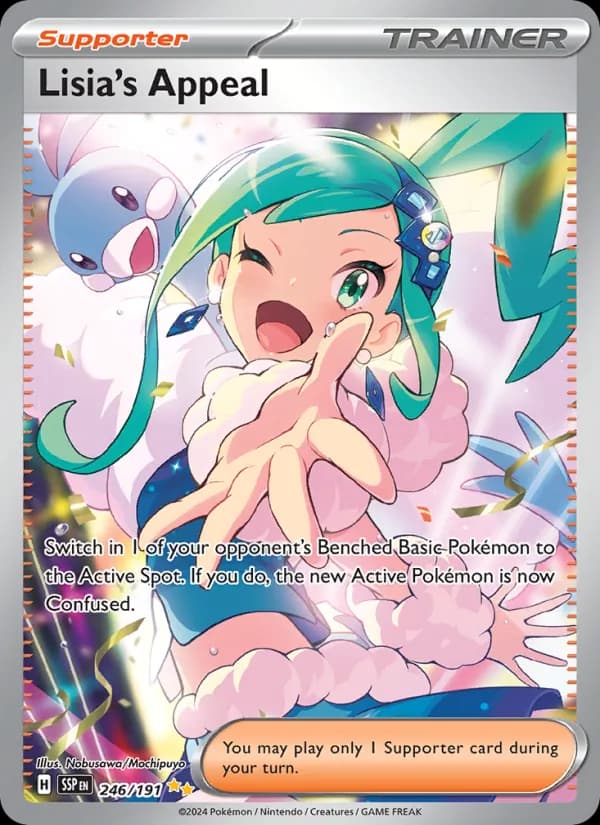 Lisia's Appeal 246/191, Surging Sparks