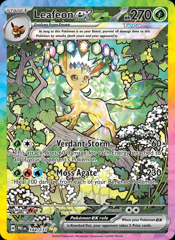 Leafeon ex 144/131, Prismatic Evolutions