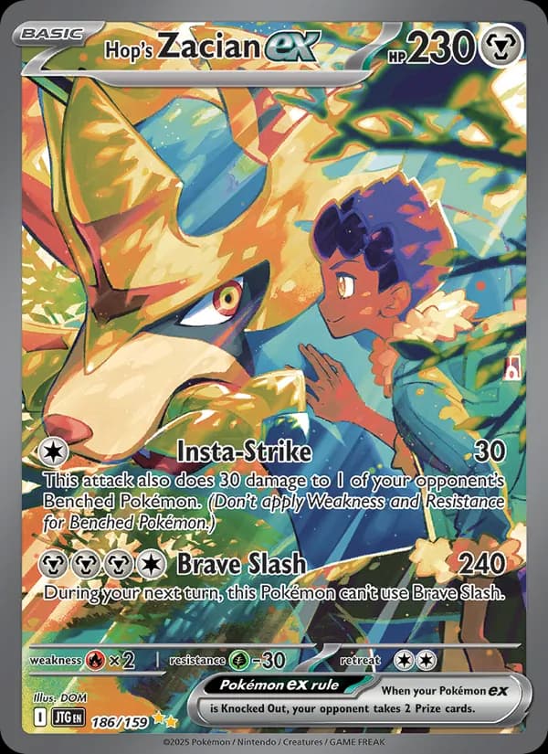 Hop's Zacian ex 186/159