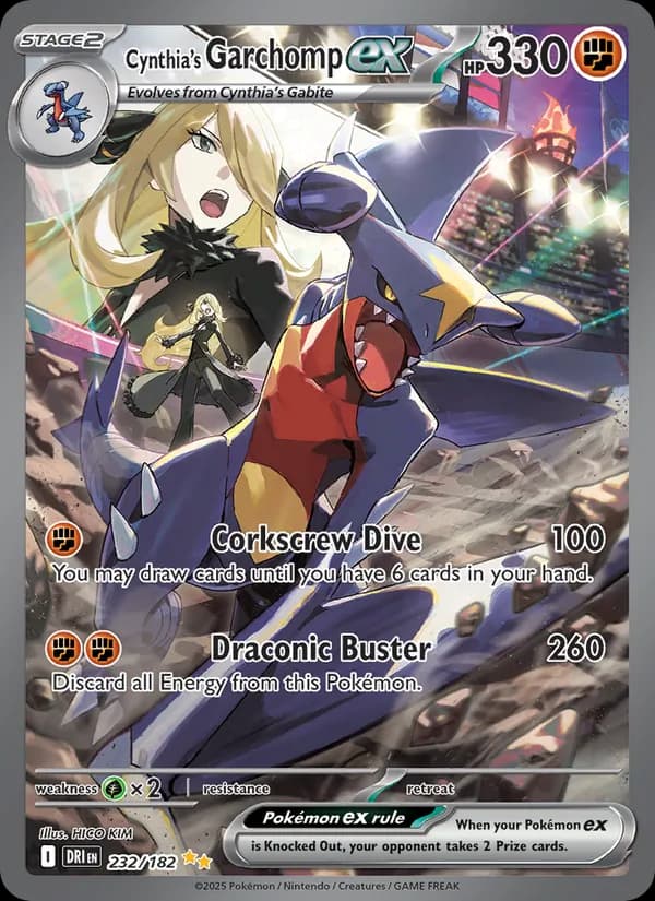 Cynthia's Garchomp ex 232/182