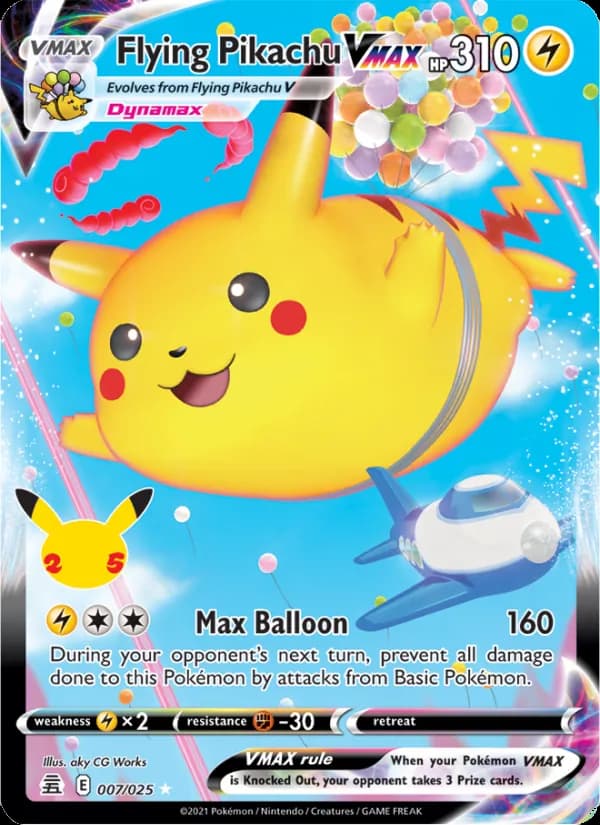 Flying Pikachu VMAX 7/25