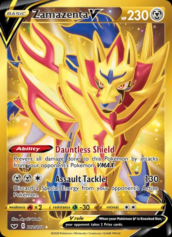 Zamazenta V 212/202, Sword & Shield