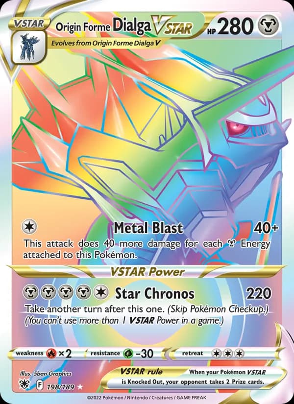 Origin Forme Dialga VSTAR 198/189