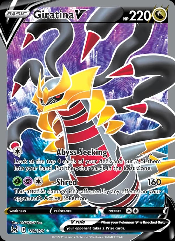 Giratina V 185/196, Lost Origin