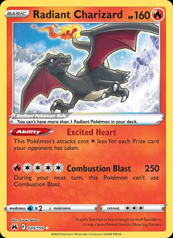 Radiant Charizard 020/159