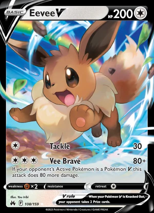 Eevee V 108/159, Crown Zenith
