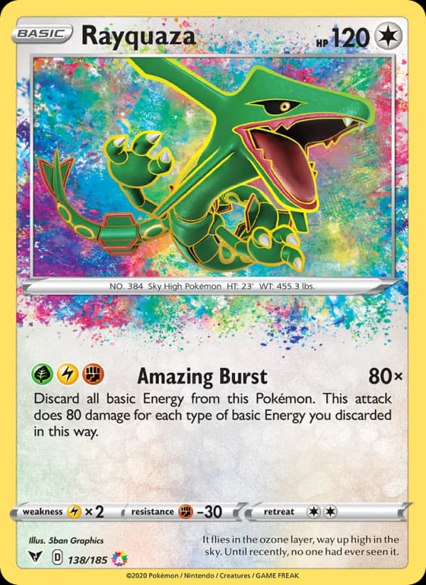 Rayquaza 138/185, Vivid Voltage