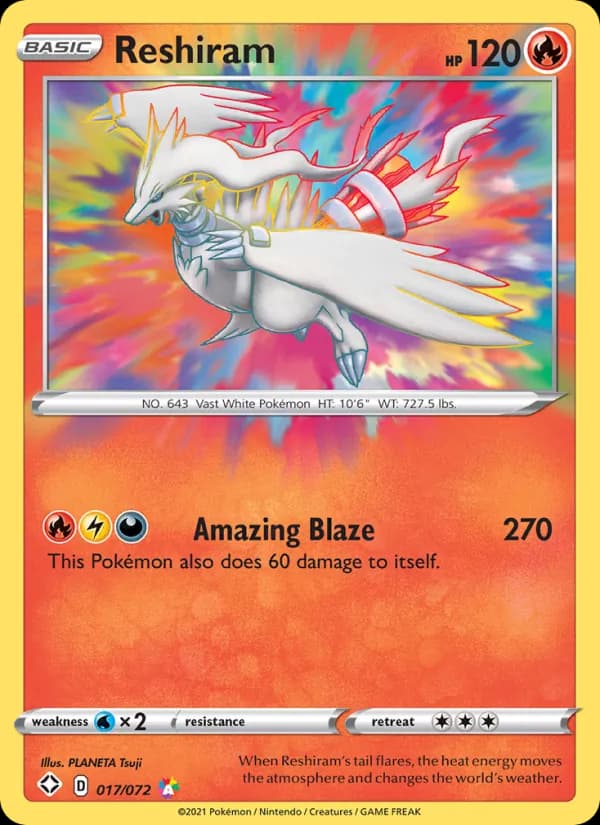 Reshiram 17/72
