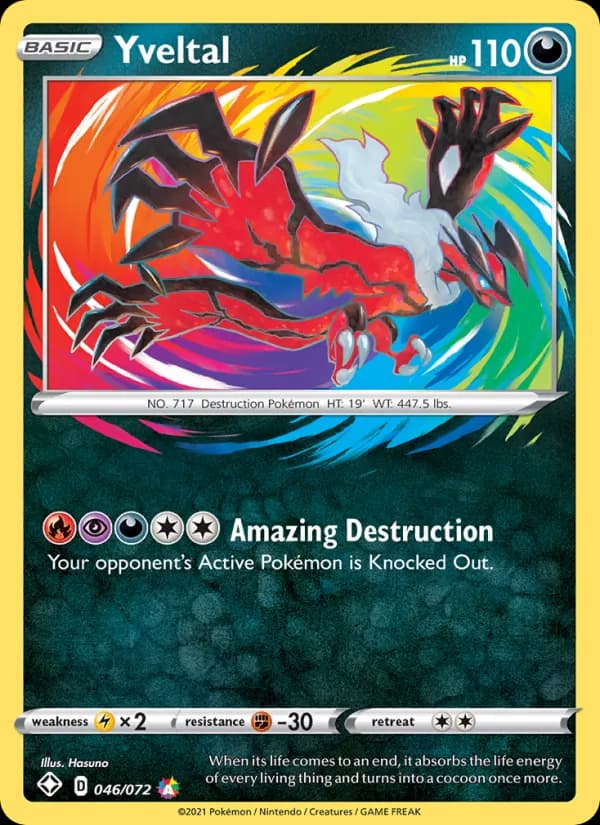 Yveltal 46/72, Shining Fates