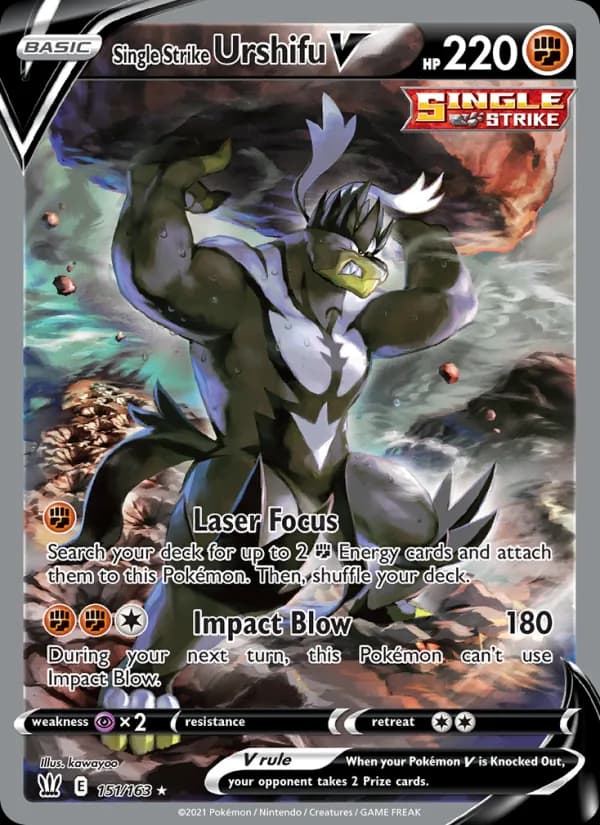 Single Strike Urshifu V 151/163, Battle Styles
