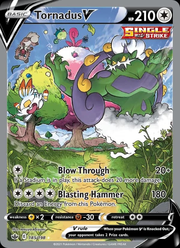 Tornadus V 185/198, Chilling Reign