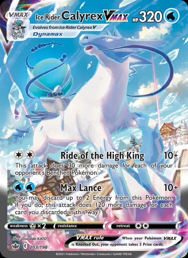 Ice Rider Calyrex VMAX 203/198