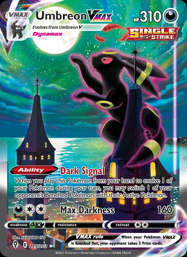 Umbreon VMAX 215/203, Evolving Skies