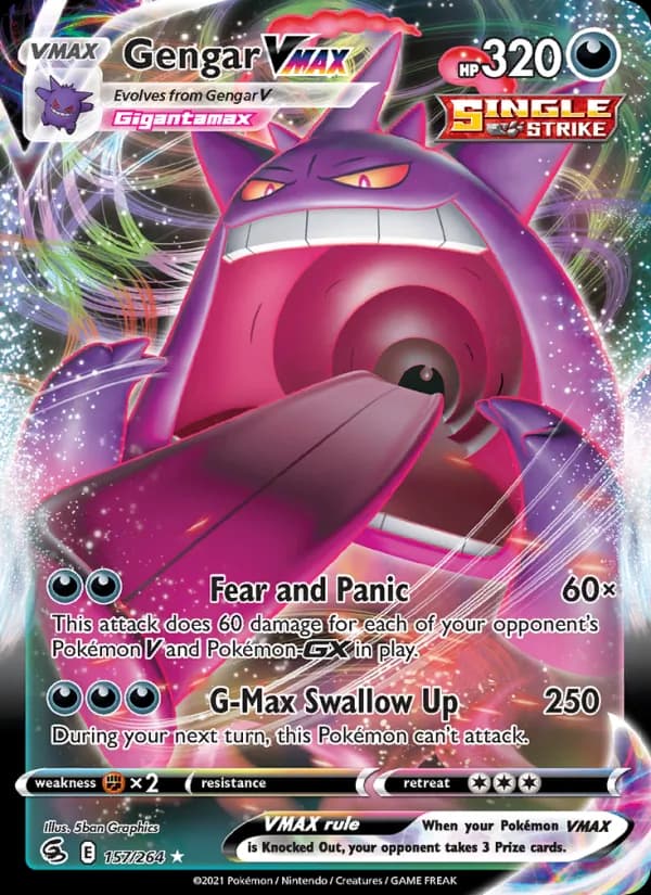 Gengar VMAX 157/264, Fusion Strike