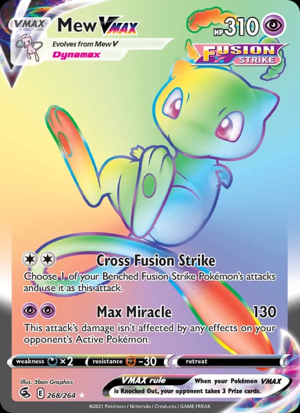 Mew VMAX 268/264, Fusion Strike