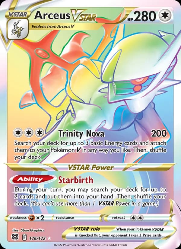 Arceus VSTAR 176/172, Brilliant Stars