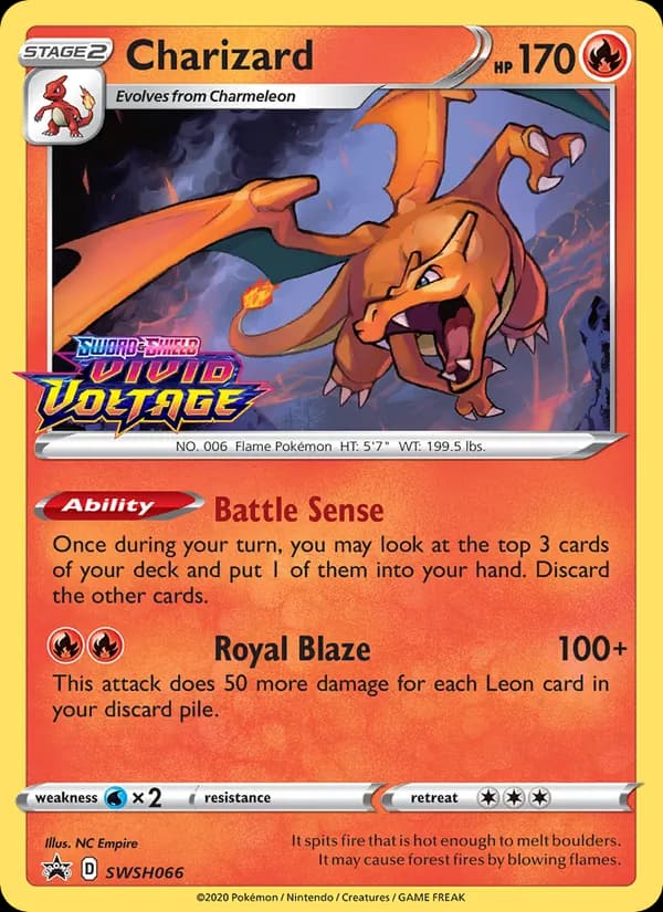 Charizard SWSH066/307, SWSH Black Star Promos
