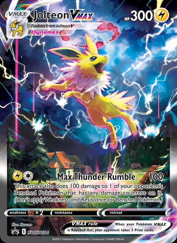Jolteon VMAX SWSH184/307, SWSH Black Star Promos