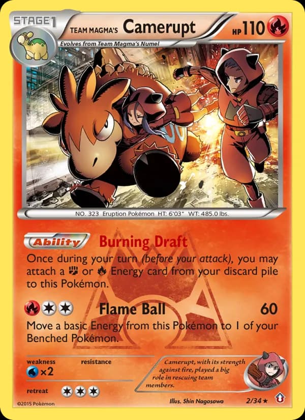 Team Magma's Camerupt 2/34, Double Crisis