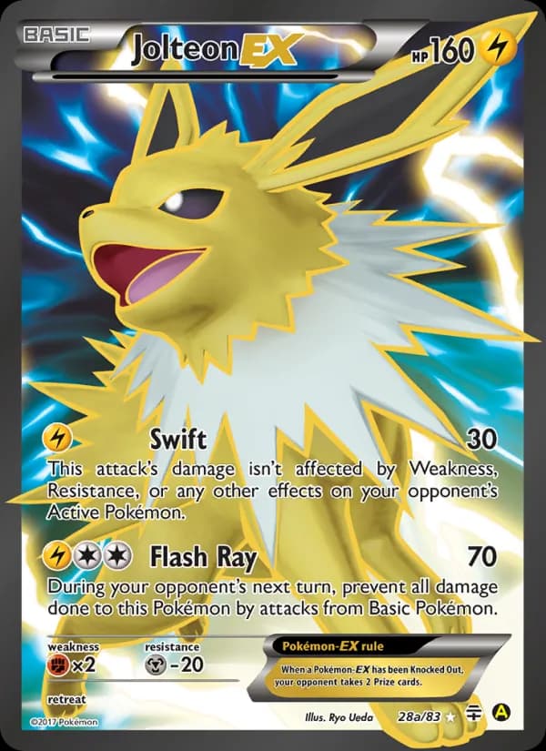 Jolteon EX 28/83, Generations