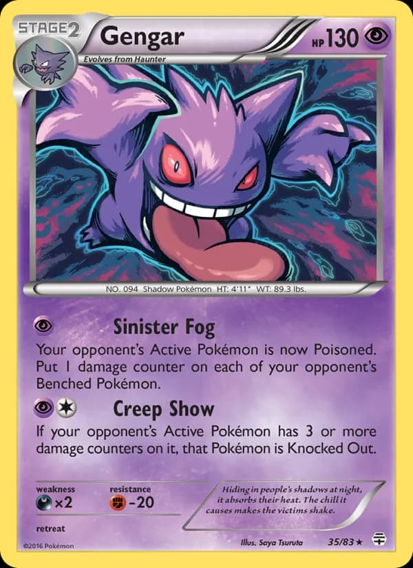 Gengar 35/83, Generations