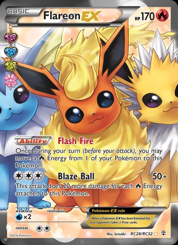 Flareon EX RC28/83, Generations