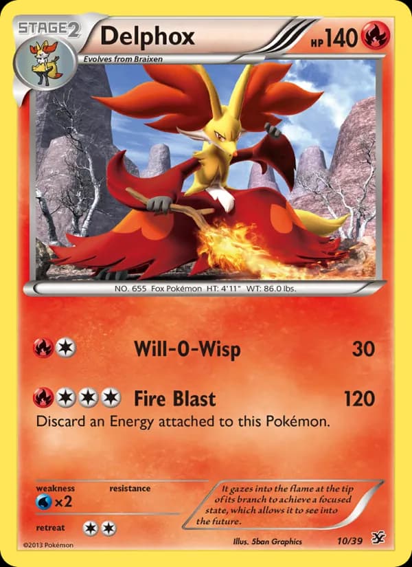 Delphox 10/39, Kalos Starter Set