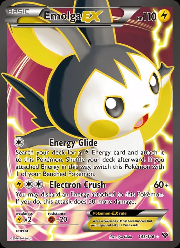 Emolga EX 143/146, XY