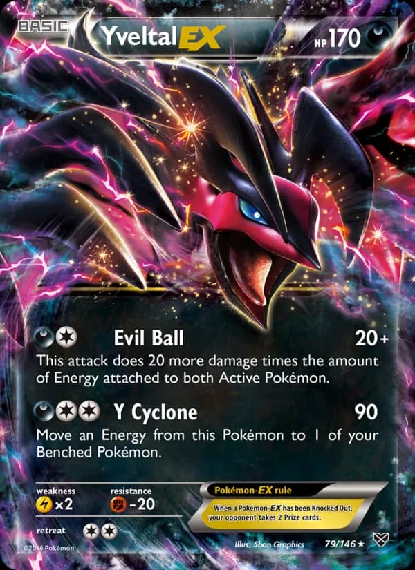 Yveltal EX 79/146, XY