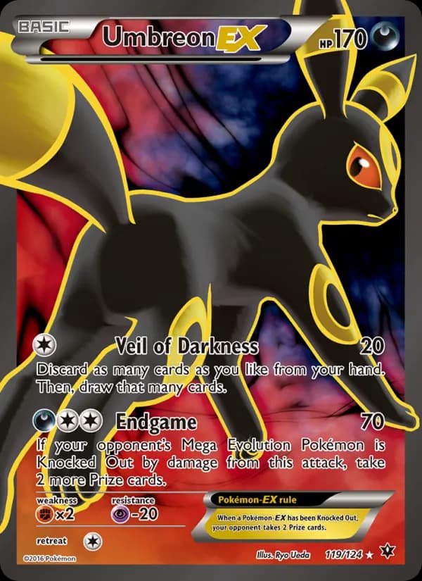 Umbreon EX 119/124, Fates Collide