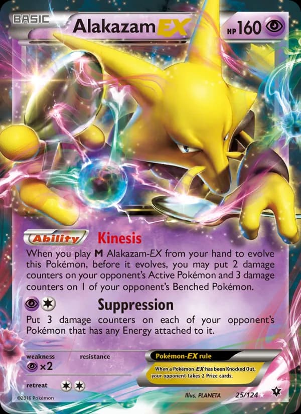 Alakazam EX 25/124, Fates Collide