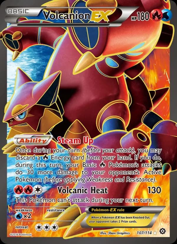 Volcanion EX 107/114, Steam Siege