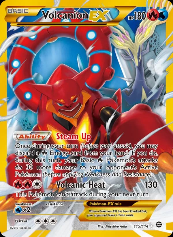 Volcanion EX 115/114, Steam Siege