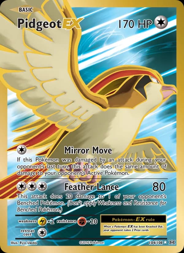 Pidgeot EX 104/108, Evolutions