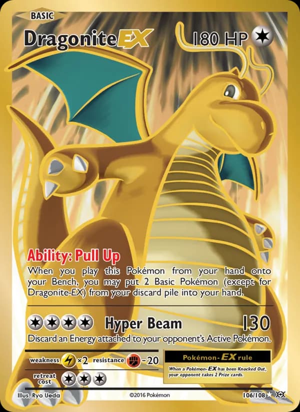Dragonite EX 106/108, Evolutions