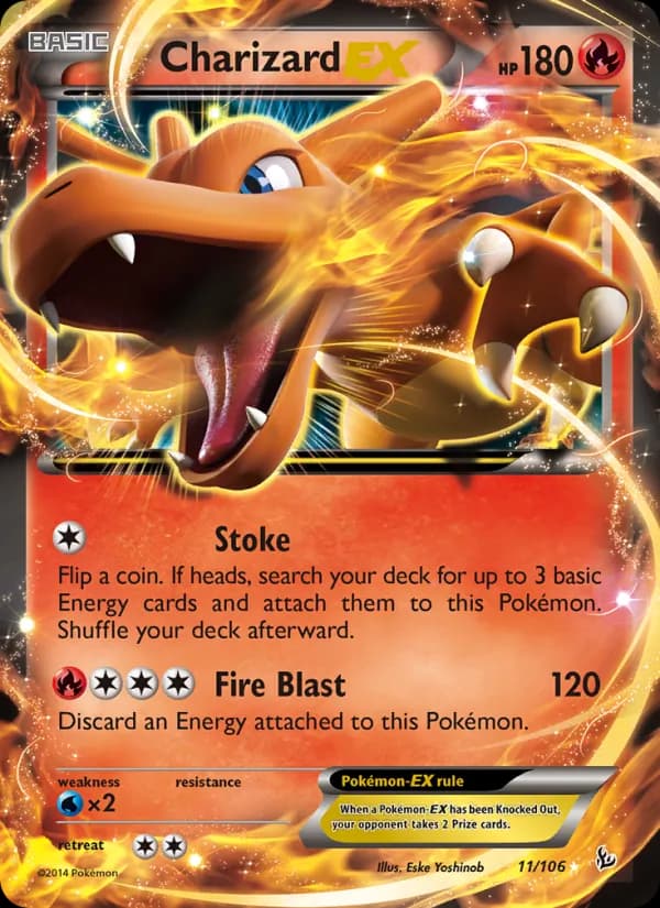Charizard EX 11/106, Flashfire