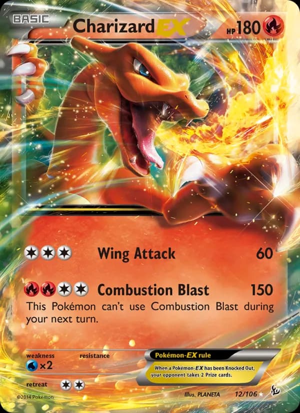 Charizard EX 12/106, Flashfire